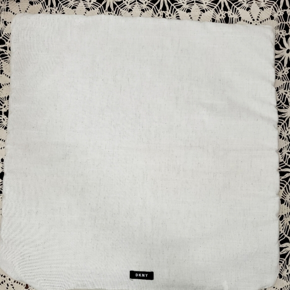 DKNY & Global Goods Pillow Sham Case Cover Ribbed Oversized Linen Cotton 22" x22 - Picture 4 of 8